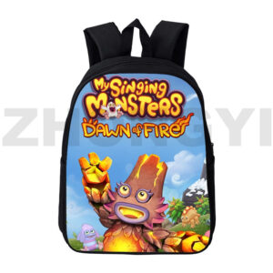 3D Printed My Singing Monsters Game School Bags Zipper Outdoor Sport Travel Backpack 12 16 Inch 5