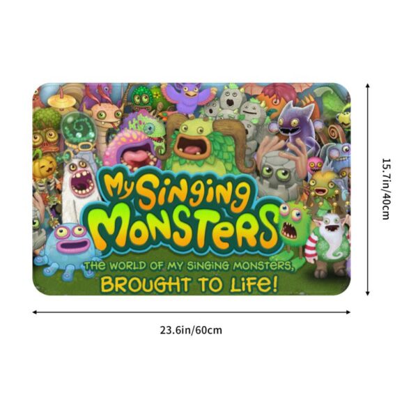 Anime Game My Singing Monsters Doormat Mat Anti Slip Bathroom Kitchen Toilet Rug Carpet 40 60cm 2