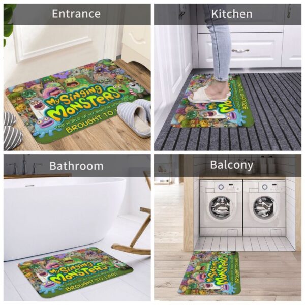 Anime Game My Singing Monsters Doormat Mat Anti Slip Bathroom Kitchen Toilet Rug Carpet 40 60cm 5