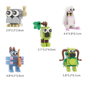 BuildMoc Mini Version My Singing Chorus Building Blocks Set Cute Song Monsters Figures Bricks DIY Toy 4