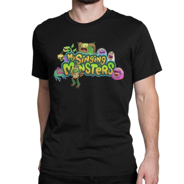 Casual My Singing Monsters Game Cartoon T Shirt for Men Women Pure Cotton T Shirts Short