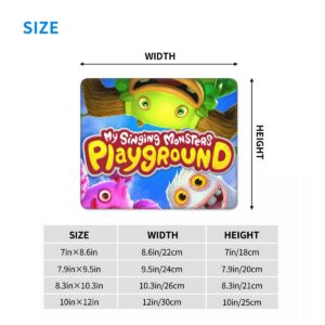 Customized Gaming Mouse Pad Non Slip Rubber Base My Singing Monsters Playground Mousepad Office Desk Video 5