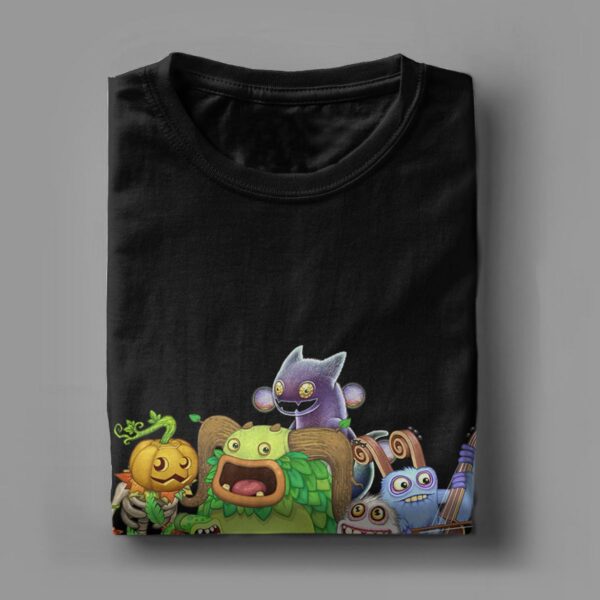 Game My Singing Monsters T Shirt Men Women Cartoon Funny Pure Cotton Tee Shirt Round Neck 4