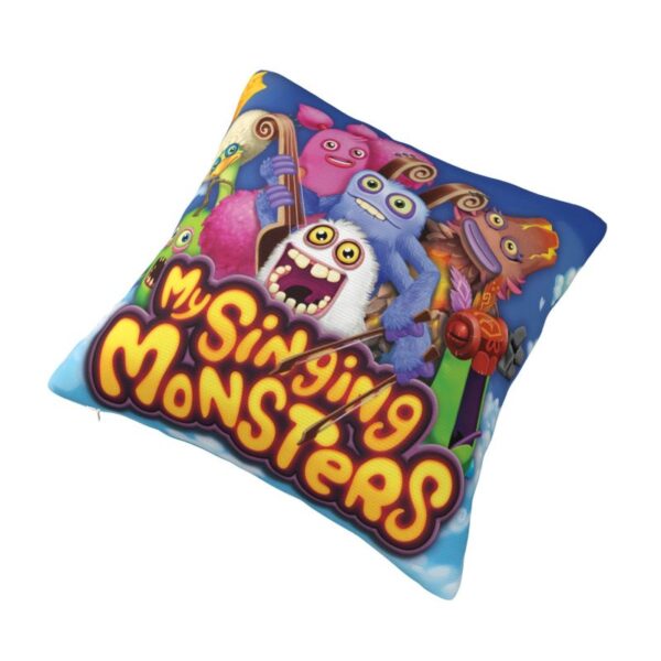 Modern My Singing Monsters Play Gamer Sofa Cushion Cover Velvet Throw Pillow Case Living Room Decoration 1