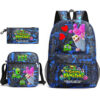 My Sing Monsters Backpack Student College Bookbag Business Laptop Satchel Travel Shoulder Bag 3D Anime Pencil