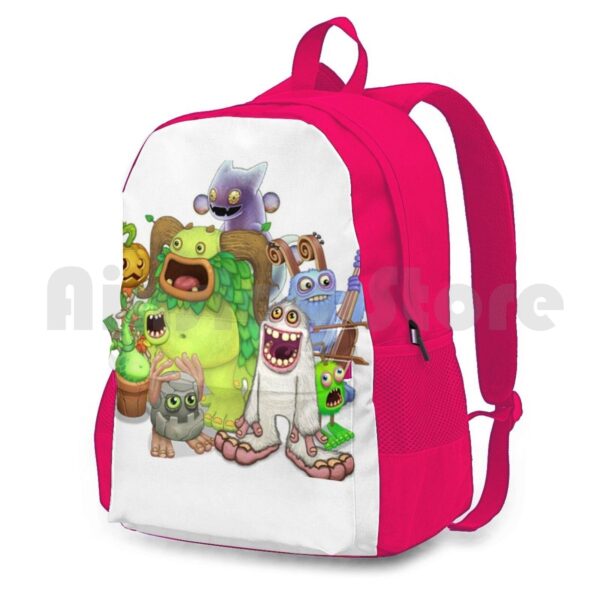 My Singing Monsters Characters Outdoor Hiking Backpack Riding Climbing Sports Bag My Singing Monsters My Singing 2