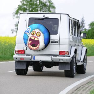 My Singing Monsters Play Gaming Playground Spare Tire Cover for Jeep SUV Car Wheel Protectors Accessories 2