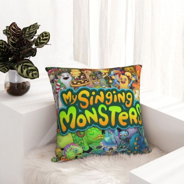 My Singing Monsters Throw Pillow Case Decorative Video Game Modern Cushion Cover Car Pillowcase 4