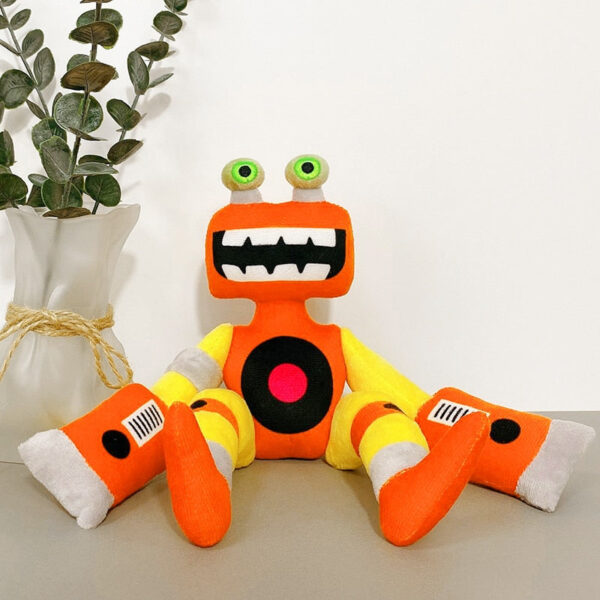 New Style Wubbox Plush My Singing Monsters Orange Funky Robot Chorus Action Figures Bedroom Decoration 4